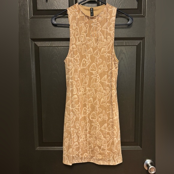 Motel Rocks mushroom print mini dress - Picture 1 of 6